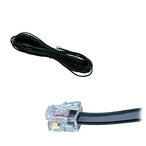 Davis 2.4m RJ11 extension cable and coupler 7876.008_weatherspares_co_uk