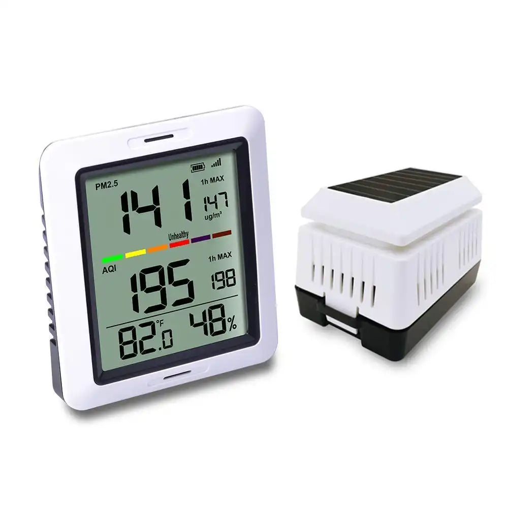Ecowitt WH0290 Outdoor Air Quality Monitor with PM2.5 Sensor_weatherspares_co_uk
