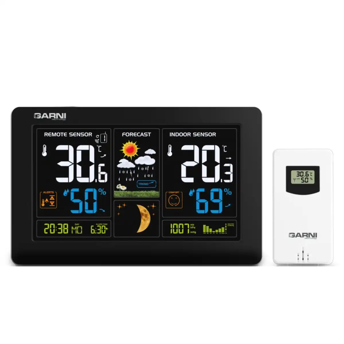 GARNI 545 line Colour Forecast Weather Station with USB_weatherspares_co_uk