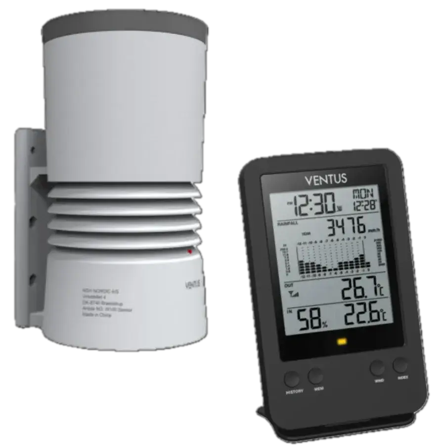 weather-spares-uk.myshopify.com- Ventus W140 Professional Rain Gauge with Temperature