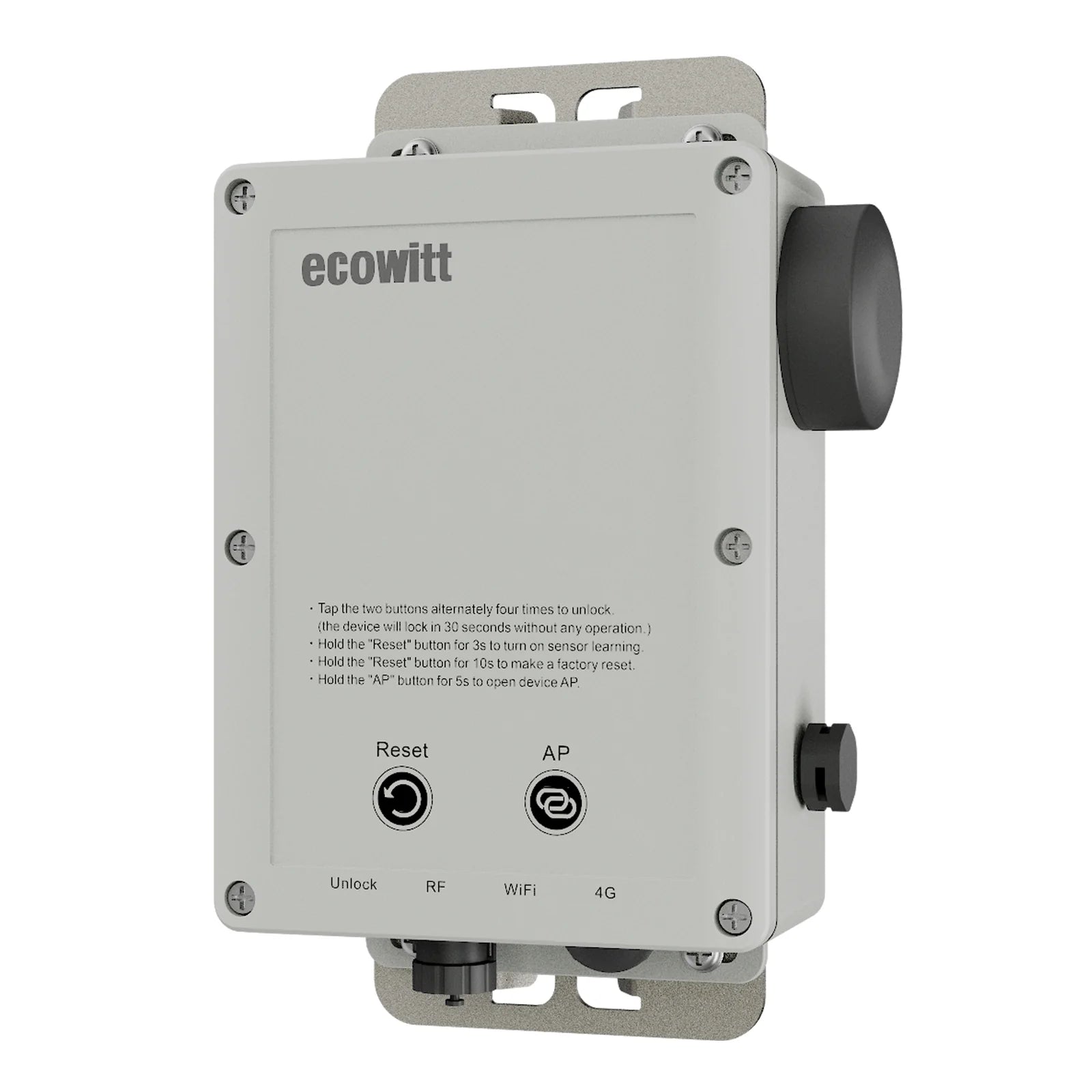Ecowitt WS6210 4G Mobile / WiFi Gateway with Solar power