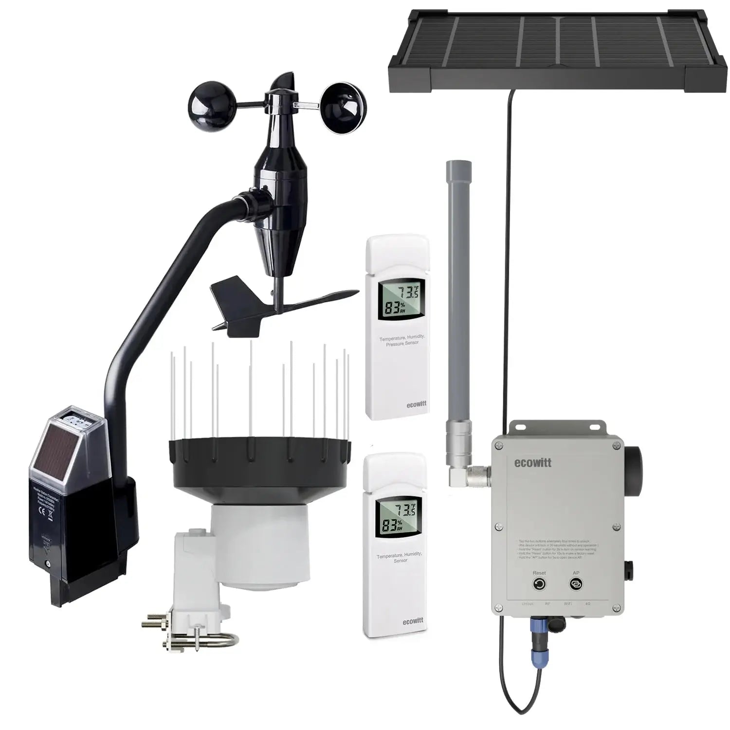 Ecowitt WittField Combo/Suite Plus 4G Mobile Solar Weather Station